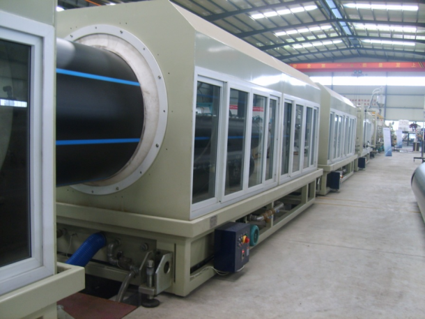 PE pipe extrusion line lan proses manufaktur