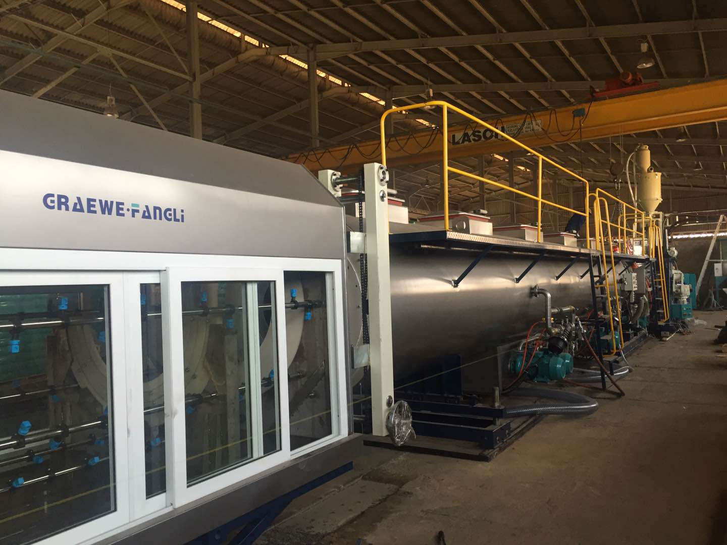 Ngukur kanggo ngrampungake arus utama mesin utama extruder plastik