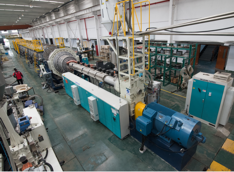 Desain proses produksi pipa extrusion mbentuk
