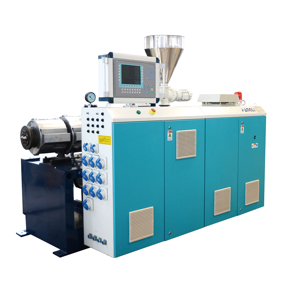 Conical Twin-Screw Plastik Extruder